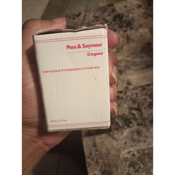 Pass & Seymour 30A, 125V, Travel Trailer Angle Plug, Black 83CC4 NEMA TT30 - Picture 3 of 3